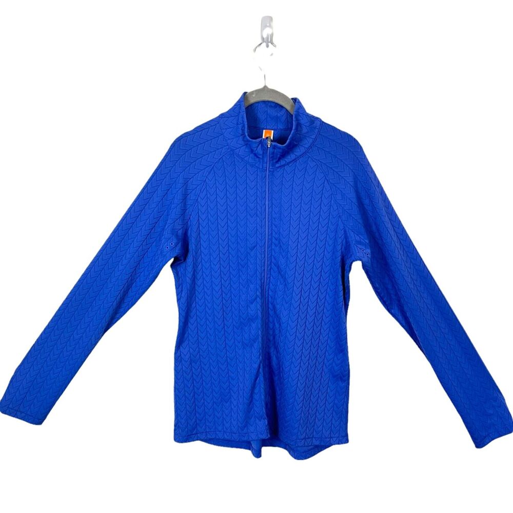 Lucy Activewear Womens Full Zip Compression Running Jacket Purple Womens Size M - Picture 1 of 15
